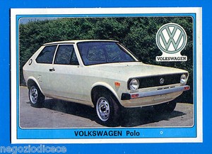 SUPER CAR - 1977 Panini - Figure - Sticker No. 185 - VOLKSWAGEN POLO - Rec