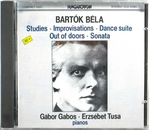 HUNGAROTON Bartok GABOS TUSA Piano Pieces (CD, 1988, JAPAN, NO UPC) HCD-31051 - Imagen 1 de 4