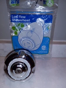 BITS Limited Low Flow Shower Head B150-CH 1.5 GPM Max Flow Rate Eco-Logical - Imagen 1 de 4