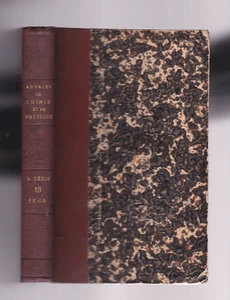 ANNALES DE CHIMIE ET DE PHYSIQUE. 1868: ANNALS OF CHEMISTRY & PHYSICS - Picture 1 of 5