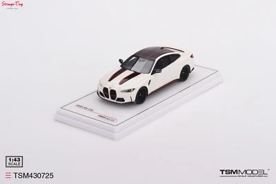 TSM 430725 - 1/43 BMW M4 CSL BRANCO ALPINO (RESINA) - Imagem 1 de 4