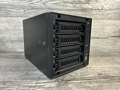 BUFFALO 4-BAY NAS DRIVE LS-Q4.0TL/R5-R  (X4) HDD 1TB (NO POWER CORD) L81 - Image 1 of 4