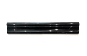 2X12 Silla Ogee Mármol Pulido Negro Perfil Moldeo Pared Borde Azulejos Baño - Imagen 1 de 3