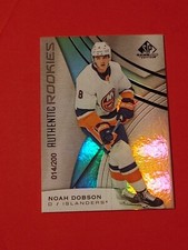 2019-20 SP Game Used Authentic Rookies #175 Noah Dobson RC #/200 Islanders 