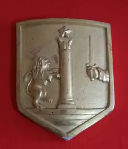Blasone nobiliare in legno in foglia d'oro araldica emblema scudo - Imagen 1 de 5