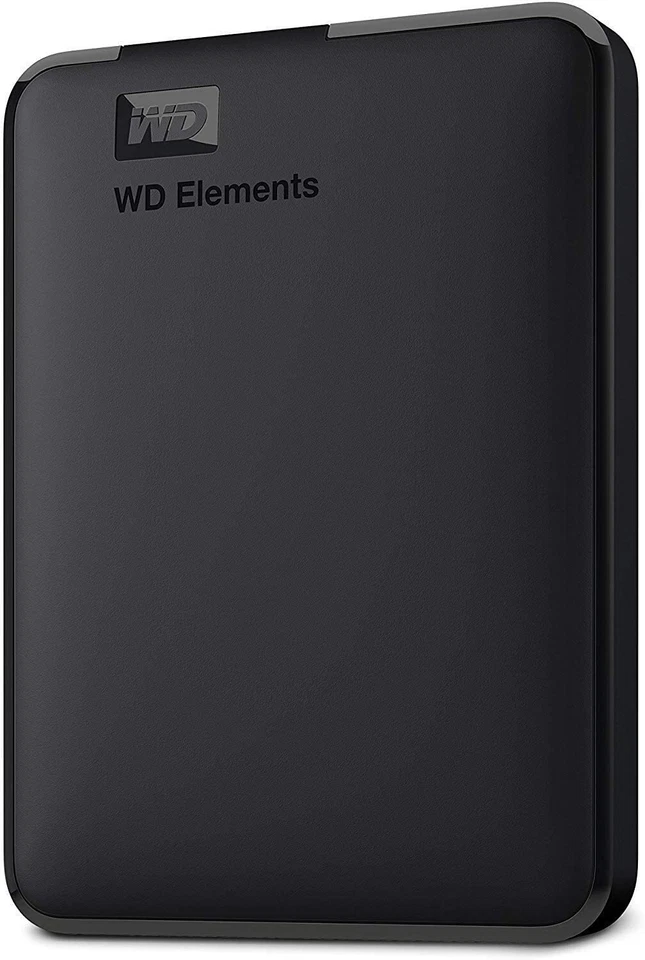WD Western Digital Elements Portable External Hard Drive, USB 3.0  Black - Image 1 of 1