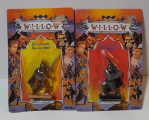 1988 Tonka Willow Figures Lot of 2-Nockmaar Warrior & Airk Thaughbaer - Picture 1 of 4