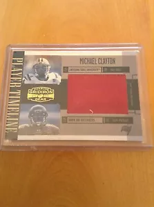 2006 DONRUSS GRIDIRON GEAR MICHAEL CLAYTON JERSEY /25 PT-38 BUCCANEERS - Picture 1 of 1