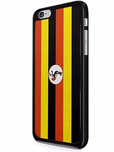 Country Flag Iphone 6/7 case cover Uganda - Foto 1 di 1