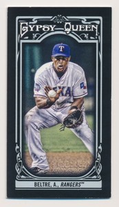 2013 Topps Gypsy Queen Mini Black #3 Adrian Beltre /199