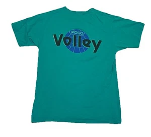 Ralph Lauren Single Stitch  T-shirt Volleyball Mens M Green Faded Graphic - Picture 1 of 4