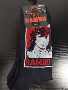 Odd Sox, Unisex, RAMBO, Crew Socks, Novelty Crazy Size 6-13 New  - Picture 1 of 4