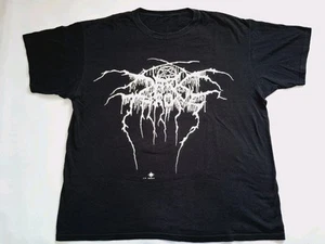 Vintage 1998 Peaceville Darkthrone True Norwegian Black Metal T-Shirt Size XL - Picture 1 of 7