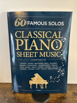 Classical Piano Sheet Music | 60 Famous Solos | Composed By: Mozart, Chopin, Bee - Image 1 of 3