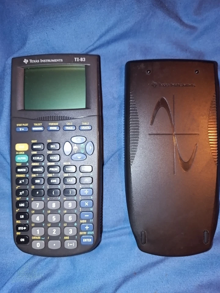Texas Instruments TI-83 Graphing Calculator with Slide-Off Cover - Image 1 of 1