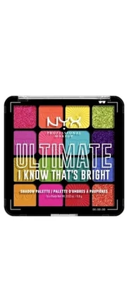NYX Pro Makeup Ultimate I Know That's Bright Eye & Face Color Palette. - Image 1 of 2
