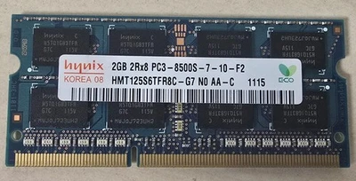 HYNIX HMT125S6TFR8C 2Gb PC3-8500S DDR3  Ref00365 - Image 1 of 2
