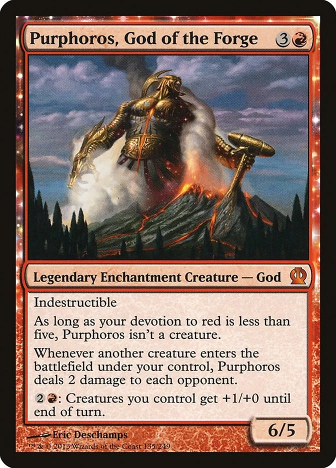 MTG Purphoros, God of the Forge  - Theros #135 - Image 1 of 1