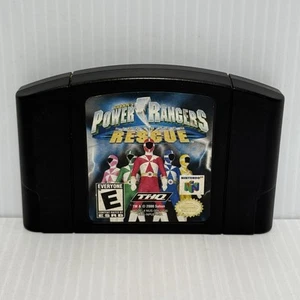 Power Rangers Lightspeed Rescue N64 Nintendo 64 Auténtico Probado - Imagen 1 de 6