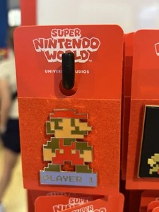 Universal Studios Epic Universe Super Nintendo Retro Mario Player 1 Pin - Picture 1 of 1