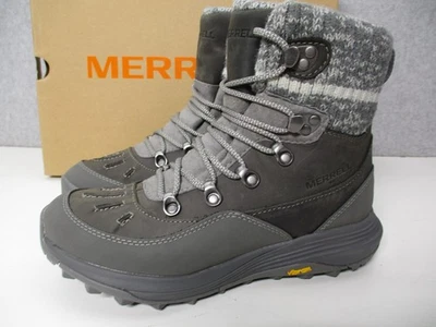 Merrell Siren 4 Thermo Mid Botas Aisladas Impermeables Gris Cremallera Mujer Talla 11 M Foto 1 de 4