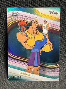 2025 Topps Chrome Disney Kronk Aqua Refractor 67/199 #22 - Picture 1 of 4
