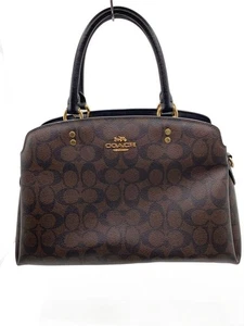 Coach tote bag -- Brown total pattern 91495 Used - Picture 1 of 9