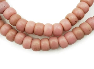 German Padre African Trade Beads 8-9mm Rosa Antik (1199E519) Padre - Bild 1 von 4