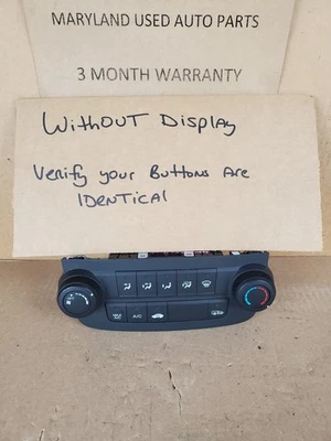 2007 2008 2009 2010 2011 HONDA CRV CR-V A/C TEMPERATURE CLIMATE CONTROL - VERIFY - Image 1 of 4