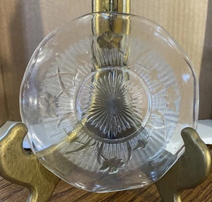 Jeannette Glas Co. Iris und Fischgrät Beere Dessertschale 5 Zoll - Bild 1 von 5