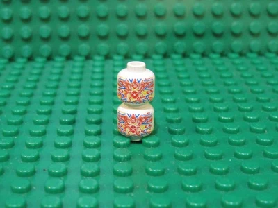 Lot 2x Lego Alpha Team Orb minifig head Halloween Insect Monster Red Blue Bug - Image 1 of 2