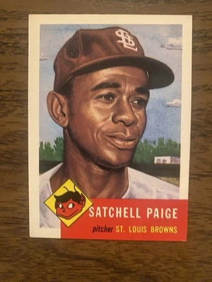 1991 Topps Archives The Ultimate 1953 Set - Satchel Paige #220 - Image 1 of 2