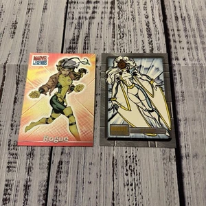 Marvel X Men Rouge & Storm Tops 2001 2002 Cards - Picture 1 of 5