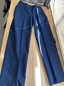 US Air Force Curvy 6CR- Women's Service Dress Blue Slacks Uniform USAF - Picture 1 of 6