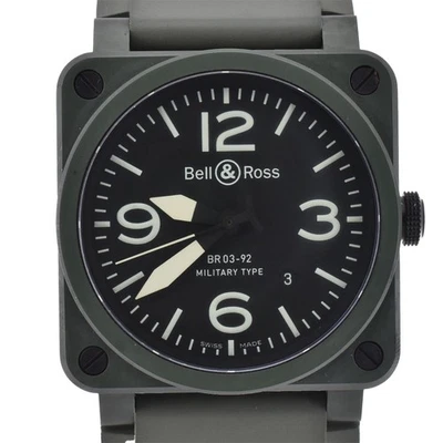Bell＆Ross Military Ceramic BR03-92-CK Ceramic/Rubber Automatic Men's Q#143483 - Image 1 of 4