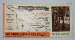159w. SHIELD'S CALIFORNIA DATES & FRUITS, INDIO CA. BROCHURE W/RECIPES, PRICING - Picture 1 of 6