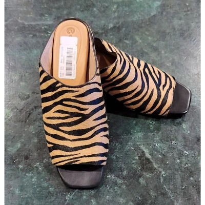 Diapositivas de cuero real a rayas de tigre (inmitación) 8,5 M nuevas con etiquetas Foto 1 de 4