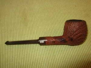 Weber Silver Grain Scotch Grain Briar Pipe Push Tenon Vulcanite Hard Rubber - Picture 1 of 12