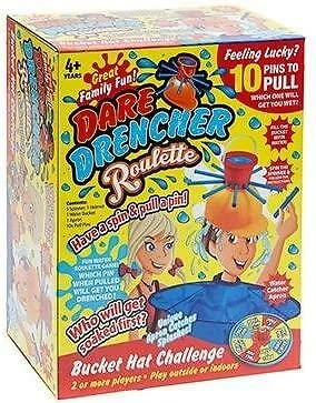 Pms Dare Drencher Roulette Bucket Water Spilled Hat Family Fun Game Play 4 Year