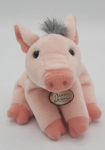 Babe das Schaf Schwein Gund Mini Plüsch klein rosa - Bild 1 von 8