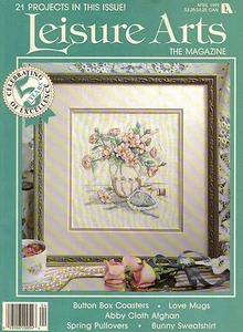 Leisure Arts the Magazine - Abril 1991 - Punto de cruz, ganchillo, tejido, manualidades - Imagen 1 de 10