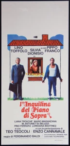 CINEMA-locandina L'INQUILINA DEL PIANO DI SOPRA toffolo, dionisio, franco, BALDI - Foto 1 di 1
