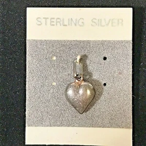 Ciondolo Cuore Argento Sterling per Bracciale o Collana Nuovo in Mostra - Foto 1 di 4