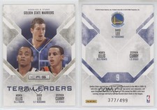 2010 Rookies & Stars Team Leaders Gold /499 Monta Ellis David Lee Stephen Curry