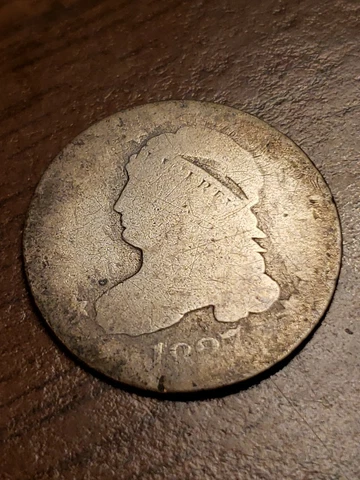 1827 CAPPED BUST SILVER DIME Cover