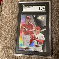 2018 Topps Gold Label Shohei Ohtani Class 2 #17 SGC Black GEM MT 10