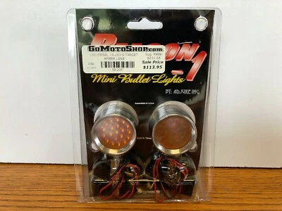 BEACON-1 ЛИТОЙ ГЛАДКИЙ МИНИ ПУЛИ ОГНИ С ЯНТАРНОЙ ЛИНЗОЙ NS11932 НОВЫЙ В КОРОБКЕ! - Изображение 1 из 3