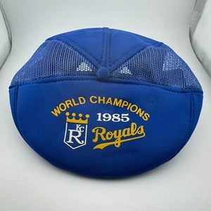 Vintage 1985 Kansas City KC Royals World Series Champs Cap Hat - Sportcap Mesh - Picture 1 of 6