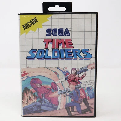 VINTAGE 1989 80s SEGA MASTER SYSTEM TIME SOLDIERS CARTRIDGE VIDEO GAME PAL - Image 1 of 4