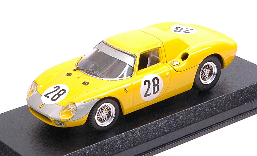Best Model BT9166 FERRARI 250 LM N.28 7th 1000 KM PARIS 1966 NOBLET-GOSSELIN 1:4 - Immagine 1 di 1